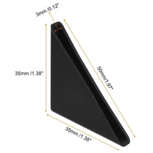 Load image into Gallery viewer, PLASTIC CORNER PROTECTORS GLASS EDGE PACKAGING PROTECT COVER 3mm BLACK