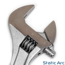 Load image into Gallery viewer, ADJUSTABLE SPANNER WRENCH SOFT GRIP HANDLE OPEN JAW HEAVY DUTY 6"/8"/10" inch