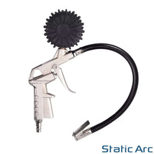 Load image into Gallery viewer, TYRE INFLATOR GUN w/ PRESSURE GAUGE AIR LINE COMPRESSOR GARAGE PUMP
