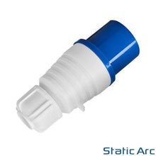 Load image into Gallery viewer, 16A 3-PIN INDUSTRIAL PLUG SOCKET MALE FEMALE 2P+EARTH CAMPING CARAVAN IP44 240V (White)