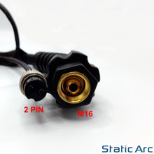 Load image into Gallery viewer, WP17F TIG WELDING TORCH FLEXIBLE HEAD GAS HF HIGH FREQUENCY TRIGGER WP17 KIT 4m