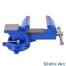 Load image into Gallery viewer, BENCH VICE CLAMP WORKTOP JAWS GRIP HOLD SWIVEL BASE MECHANICS VISE 100mm (4inch)