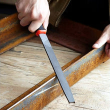 Load image into Gallery viewer, 5pc ENGINEERS HAND FILE SET 8" LARGE METAL SANDING TOOL FLAT ROUND TRIANGLE RASP