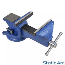 Load image into Gallery viewer, BENCH VICE CLAMP WORKTOP JAWS GRIP HOLD SWIVEL BASE MECHANICS VISE 150mm (6inch)