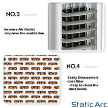 Load image into Gallery viewer, PORTABLE AIR COOLER FAN 60W ICE WATER HUMIDIFIER CONDITIONER TIMER 6Litre