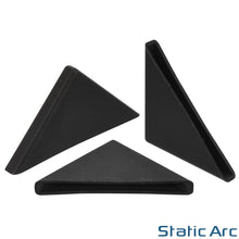Load image into Gallery viewer, PLASTIC CORNER PROTECTORS GLASS EDGE PACKAGING PROTECT COVER 3mm BLACK