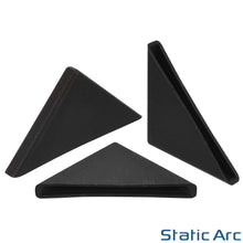 Load image into Gallery viewer, PLASTIC CORNER PROTECTORS GLASS EDGE PACKAGING PROTECT COVER 3mm BLACK