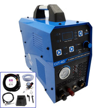 Load image into Gallery viewer, CUT 40 INVERTER PLASMA CUTTER w/ INBUILT AIR COMPRESSOR NON-TOUCH PILOT ARC 40A