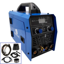 Load image into Gallery viewer, MIG 140 INVERTER DC WELDER 3in1 MMA ARC TIG LIFT GAS GASLESS WELDING KIT 140A