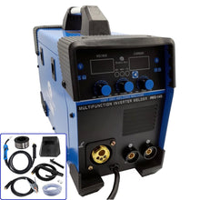 Load image into Gallery viewer, MIG 140 INVERTER WELDER 3in1 MMA ARC TIG LIFT GAS GASLESS WELDING KIT 140A