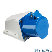 Load image into Gallery viewer, 32A 3-PIN INDUSTRIAL COMMANDO PLUG SOCKET WALL MALE FEMALE 2P+EARTH IP44 240V