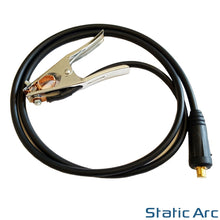 Load image into Gallery viewer, EARTH CLAMP CABLE WELDING GROUND GRIP LEAD 300A ARC MIG TIG 10-25/35-50 DINSE 2M