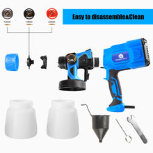 Load image into Gallery viewer, 550W ELECTRIC SPRAY GUN POWER TOOL SUCTION FED 800ML VEHICLE CAR FENCE PAINT