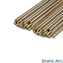Load image into Gallery viewer, SILICON BRONZE C9 TIG BRAZING FILLER RODS STICK WIRE 300mm LENGTH 1.6/2.4/3.2mm