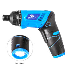 Load image into Gallery viewer, MINI CORDLESS SCREWDRIVER KIT POWER TOOL DRILL BIT WIRELESS BATTERY w/ 43pc BITS