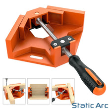 Load image into Gallery viewer, RIGHT ANGLE CORNER CLAMP 90 DEG VICE GRIP WELDING WOOD FRAME MITRE FIX SWING JAW