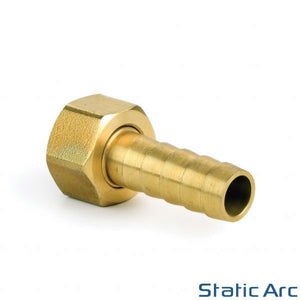 HOSE TAIL SWIVEL NUT ADAPTER STRAIGHT FITTING PIPE CONNECTOR 8mm G 3/8 BSP