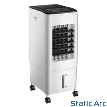 Load image into Gallery viewer, PORTABLE AIR COOLER FAN 60W ICE WATER HUMIDIFIER CONDITIONER TIMER 6Litre
