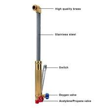 Load image into Gallery viewer, OXY ACETYLENE PROPANE GAS CUTTING TORCH MUREX OXYGEN FUEL CUTTER 18/90 NM250 18&quot;
