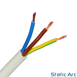 2/3/4 CORE ELECTRICAL WHITE FLEX CABLE ROUND FLEXIBLE WIRE 0.75/1.0/1.5/2.5mm2 (Copy)