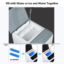 Load image into Gallery viewer, PORTABLE AIR COOLER FAN 60W ICE WATER HUMIDIFIER CONDITIONER TIMER 6Litre
