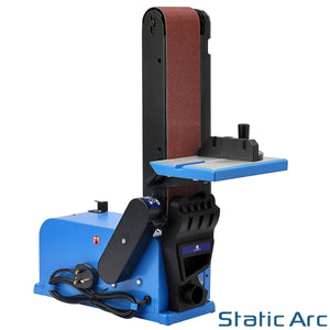 650W ELECTRIC BELT + DISC SANDER 2in1 LINISHER BENCH LARGE TABLE WOOD METAL SAND