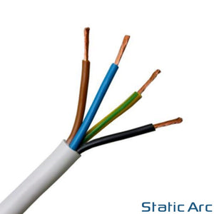 2/3/4 CORE ELECTRICAL WHITE FLEX CABLE ROUND FLEXIBLE WIRE 0.75/1.0/1.5/2.5mm2 (Copy)