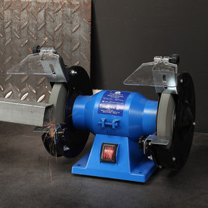 150W ELECTRIC BENCH GRINDER WORKTOP DUAL WHEEL METAL SANDER POLISHER 150mm DISC