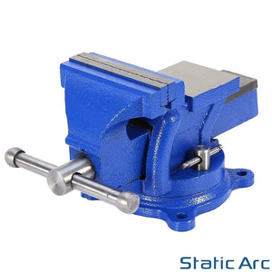 BENCH VICE SWIVEL BASE WORK CLAMP GRIP JAW ENGINEERS WORKSHOP 100mm (4in)