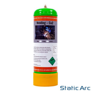 ARGON CO2 DISPOSABLE GAS BOTTLE CYLINDER KIT WELDING 100% PURE 88/12% MIX 2.2L