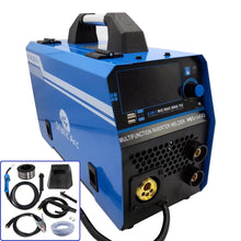 Load image into Gallery viewer, MIG 140A Inverter Welder 4in1 Synergic MMA TIG LIFT Gas Gasless ARC Welding Kit
