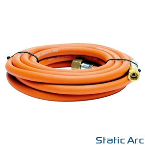 GAS HOSE OXYGEN ACETYLENE PROPANE 3/8 BSP FITTING OXY-FUEL WELDING CUTTING 10m