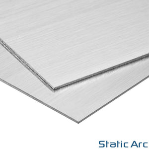 STAINLESS STEEL SHEET 304 BRUSHED METAL SQUARE PLATE PANEL 0.9/1.2/1.5/2/3mm