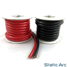 Load image into Gallery viewer, ELECTRICAL WELDING CABLE BLACK RED HIGH POWER BATTERY JUMP LEAD WIRE 16/25/35mm2
