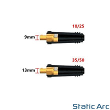 Load image into Gallery viewer, DINSE DKJ PLUG CONNECTOR WELDING CABLE REPAIR MALE ADAPTER 10-25 35-50
